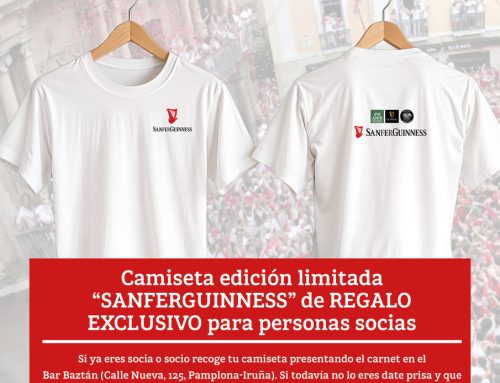 Camiseta «Sanferguinness» de regalo – ¡Vístete de fiesta con ANIR!