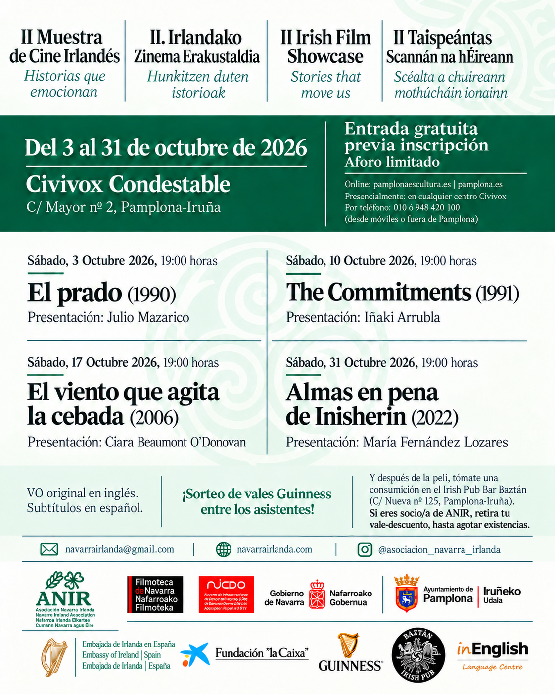 Cartel II Muestra de Cine Irlandés_2026_Vertical