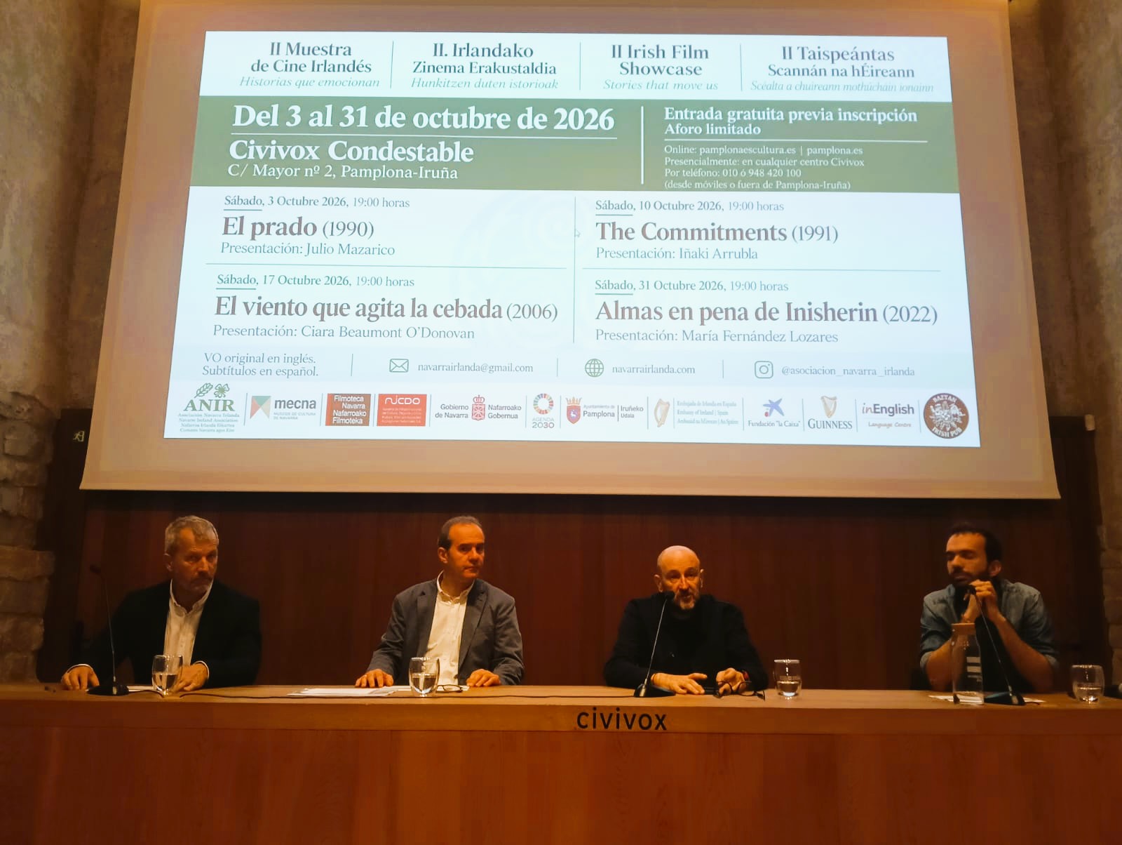 Presentación Muestra Cine Irlandés 2026